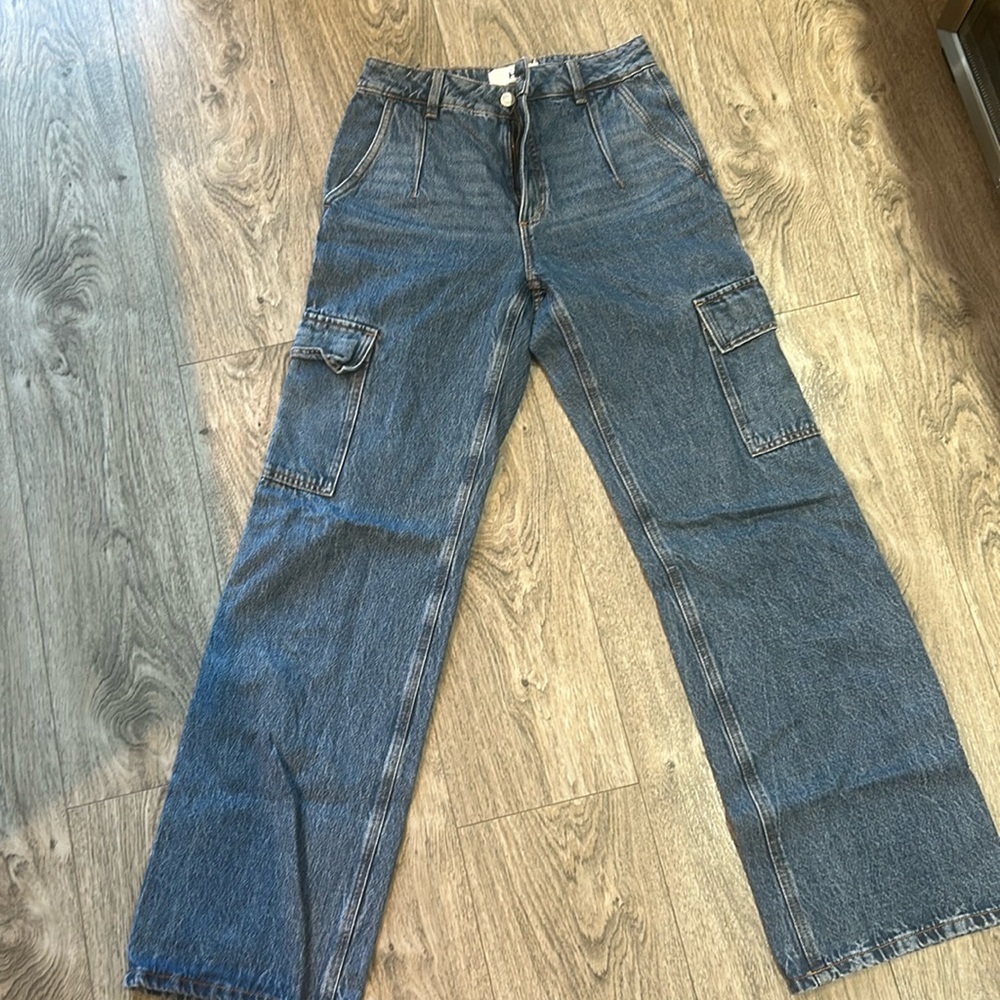 Dynamite Heidi wide leg cargo jeans
